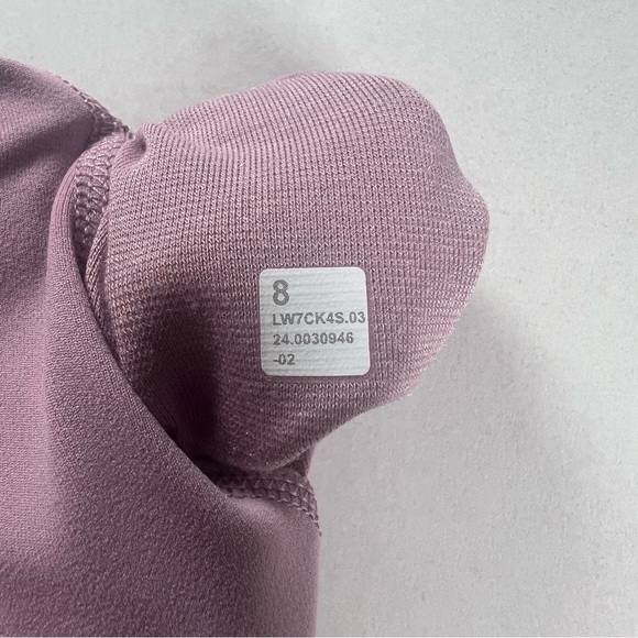 Lululemon Align High Rise Short 6" Rose Blush Women's Shorts Size 8 - Picture 7 of 9